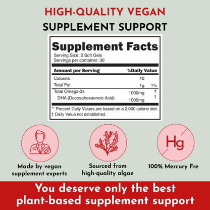 supplemental facts vegan high quality